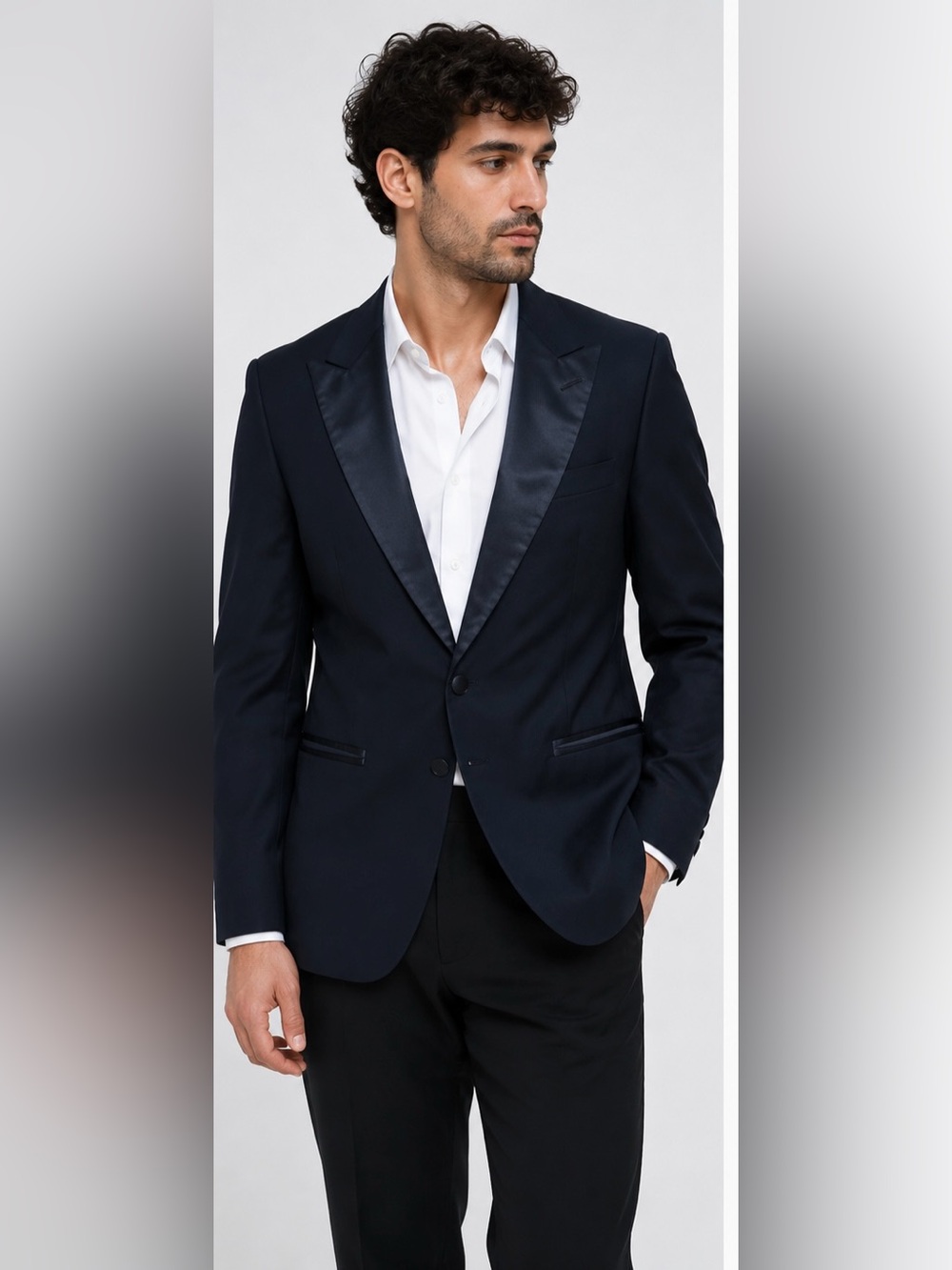 Lord West Tailored for Formally Yours Men Tuxedo Jacket Black Sz 36 Short
